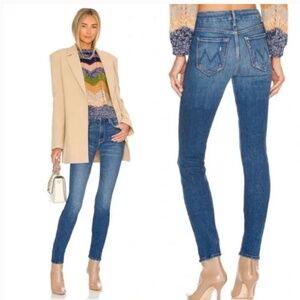 MOTHER The Looker Jeans in Where Is My Mind Jeans Size 28 Mid Rise Skinny